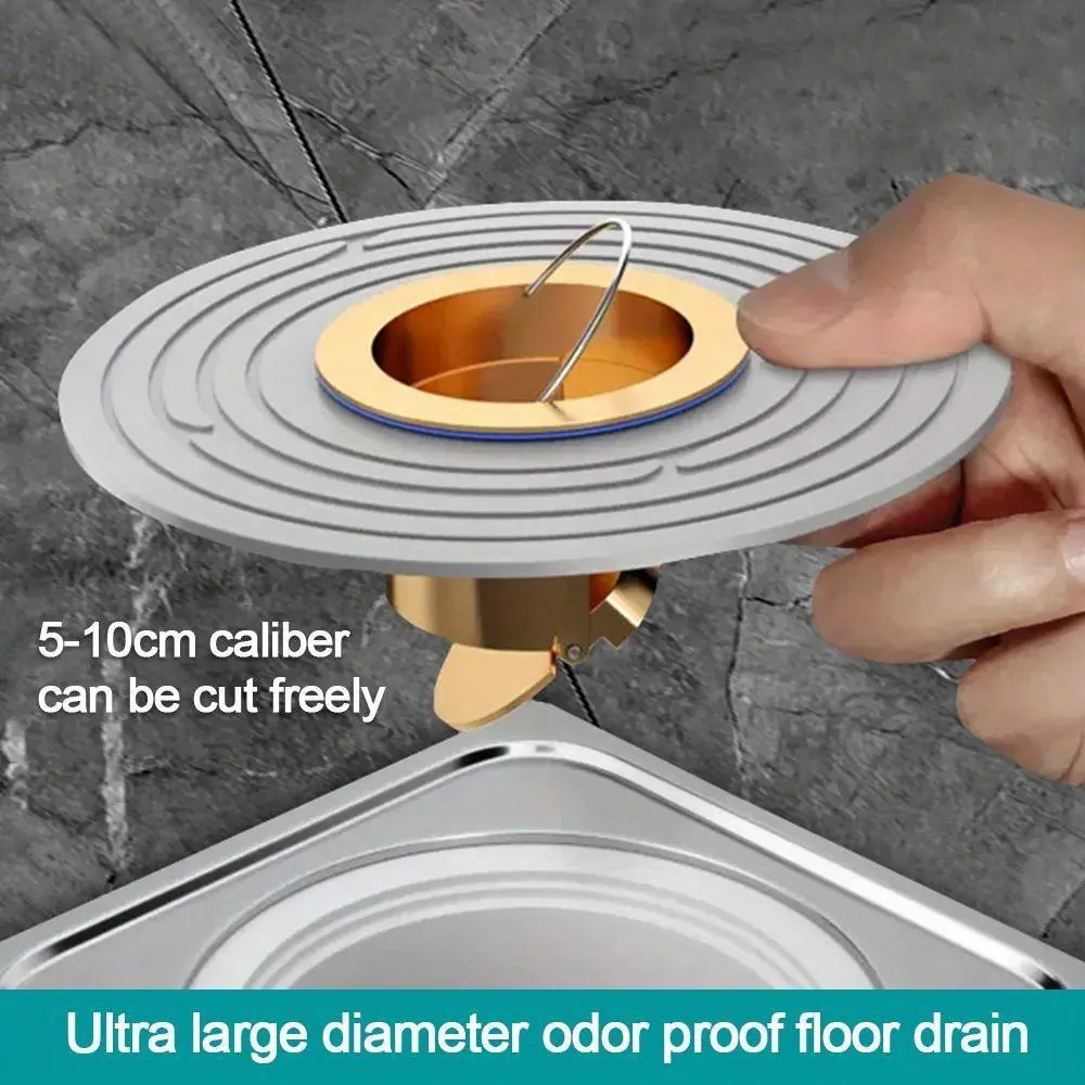 1pc Backflow Preventer Shower Floor Drain New Detectable Anti-Odor Drain Filter Plug Universal Fast Drainage Floor Drain Bathroom Supplies