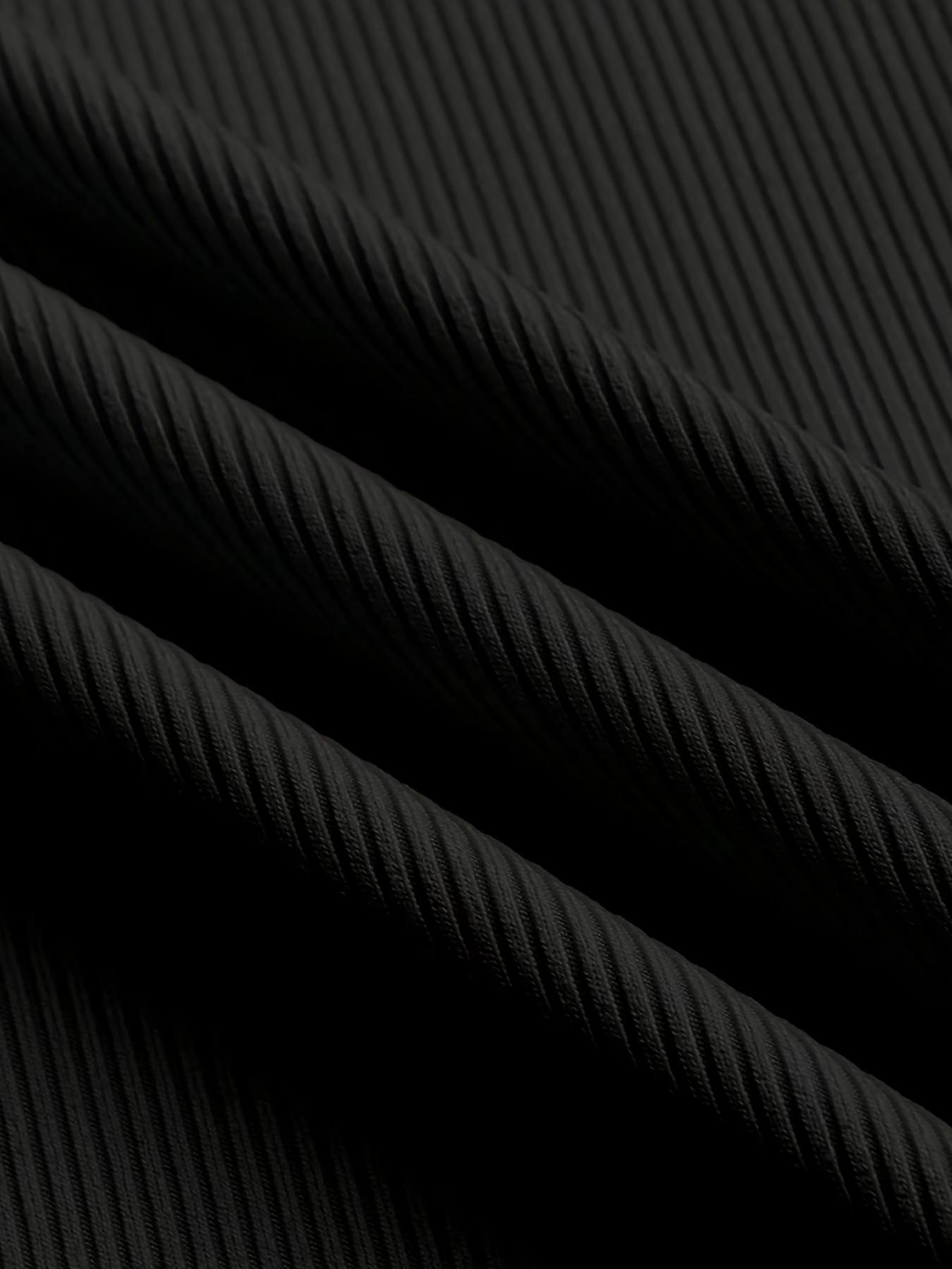 Women's Plain Ruched Deep V Neck Wide Leg Jumpsuit, Sleeveless Ribbed Jumpsuit for Daily Wear, Ladies Clothes for All Seasons, Casual Basic Jumpsuit, Casual Jumpsuits