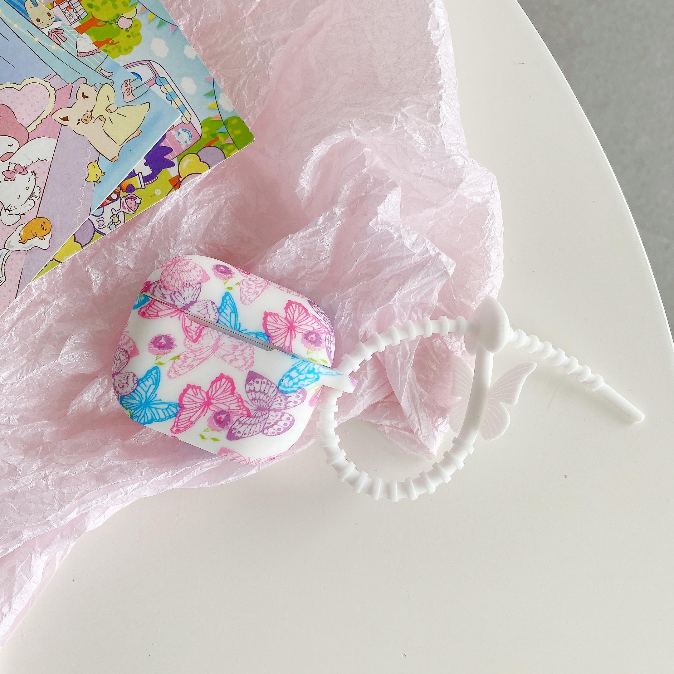 Irregular Butterfly Flowers for Apple Airpods Pro 2 Earphone Case Protector Silicone Wireless Earphone for Airpods 1 2 3 Cases