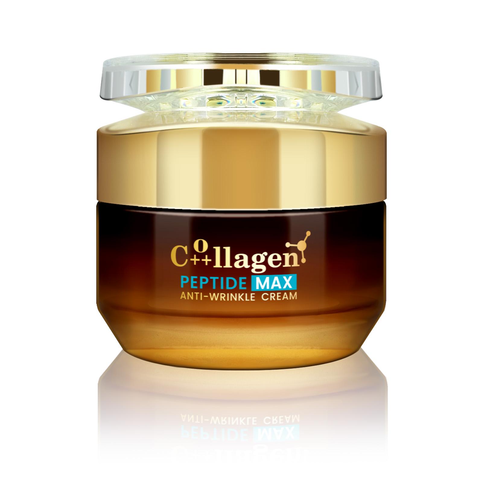 Collagen Peptide Anti-Wrinkle Cream, Niacinamide & Hyaluronic Acid, Firming & Brightening, Long-Lasting Moisture, Unisex Daily Skincare