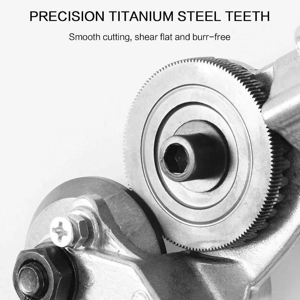 Professional Metal Cutting Drill Attachment Set - High-Efficiency Impact Drill Sheet Metal Cutter, Precision Tool for Auto Body Repair & Industrial Use, Slip-Resistant Grip, Alloy Blade, Quick-Cut System, Rust & Corrosion Resistant