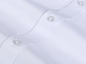 3-Pack Alimens&Gentle Men's Stain Sheild Business Casual Dress Shirts - Slim Fit Long Sleeve Button Down Shirt