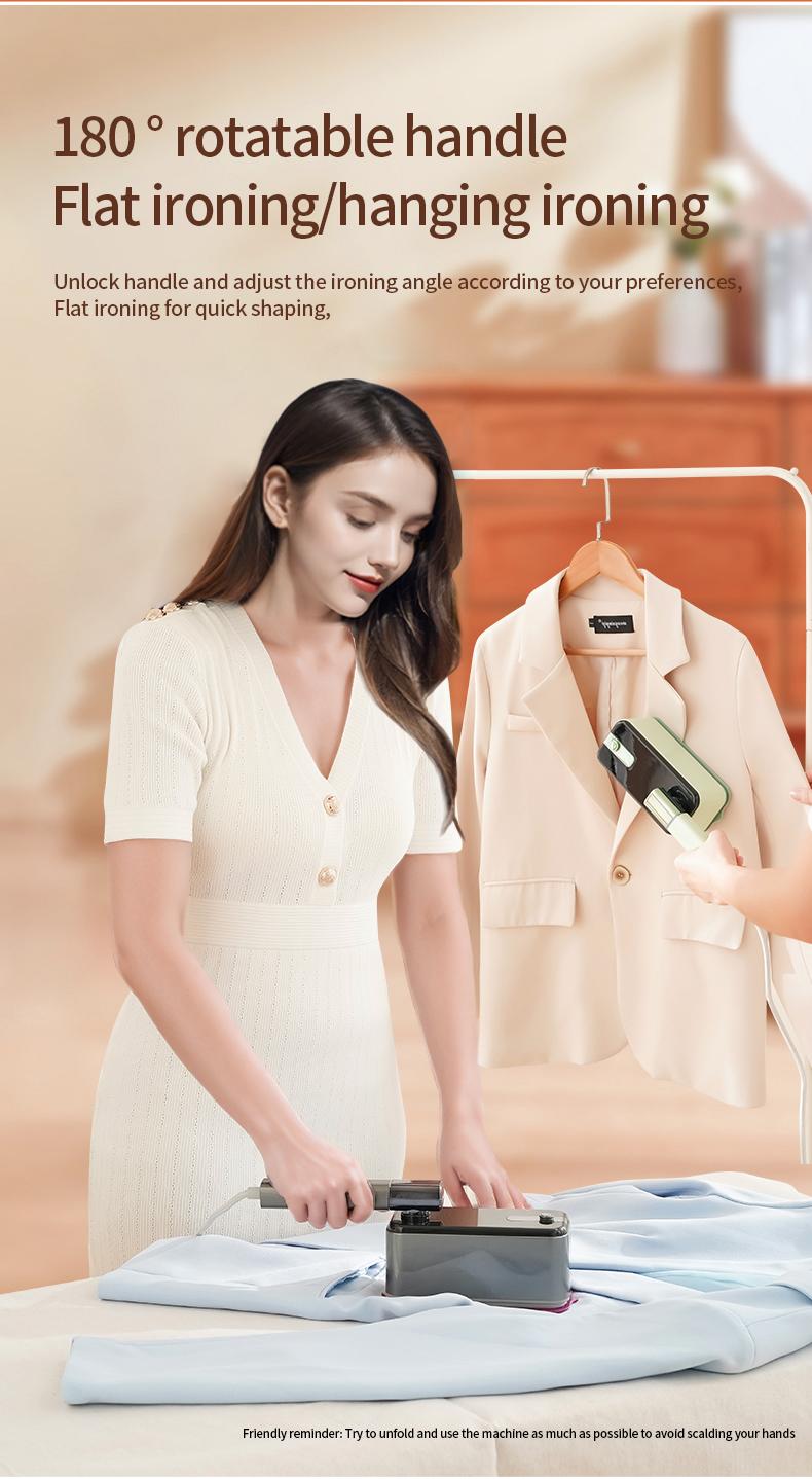 folding ironing machine, Oversized ironing panel,110-220V Wide Voltage, volume 60g/min,  pressure40kPa,steam level Handheld Clothing Steamer Appliance