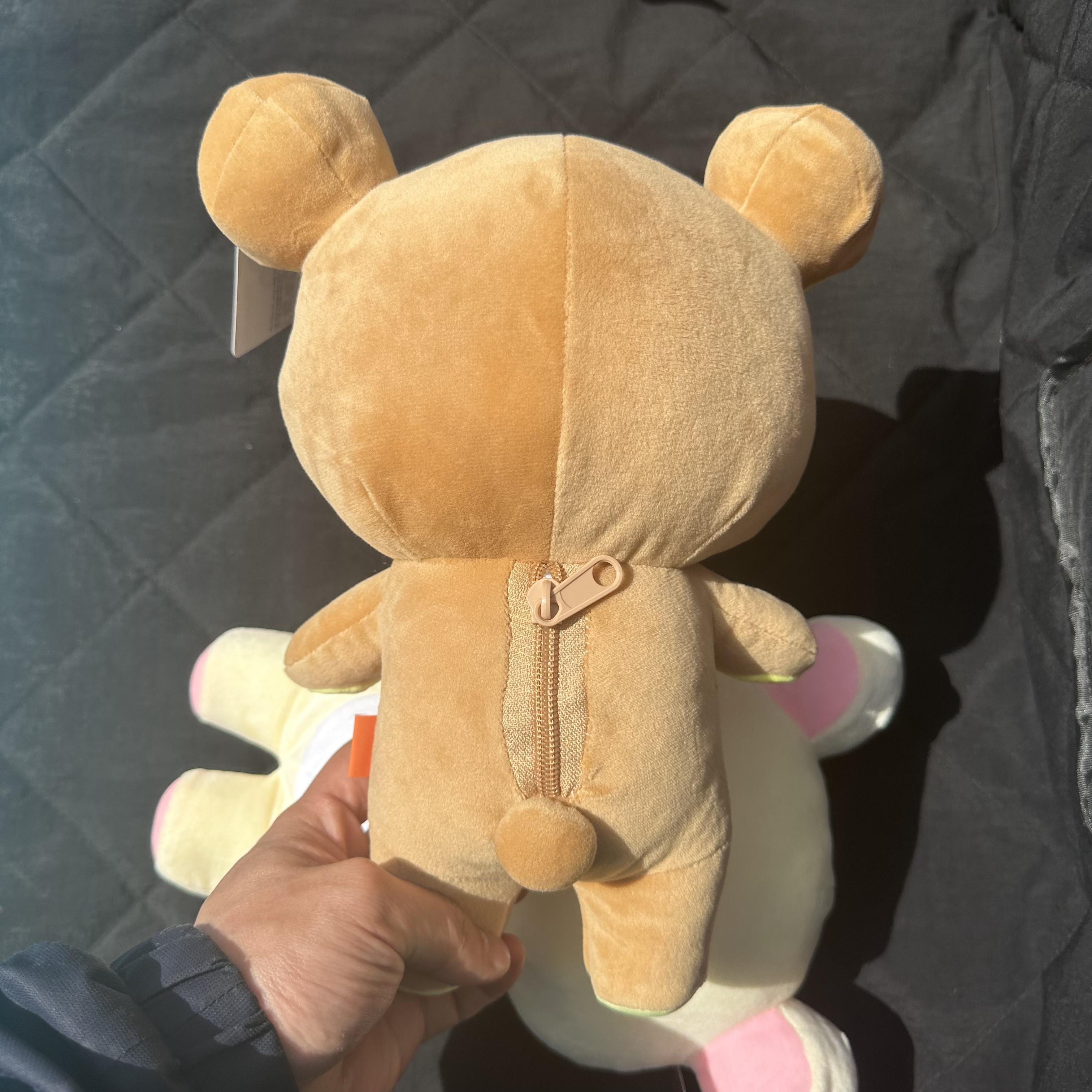 Anime Rilakkuma Cartoon Soft Plush Doll, Kawaii Unisex Room Decor, Classic Teddy Bear Toy, Christmas Gifts for Girls
