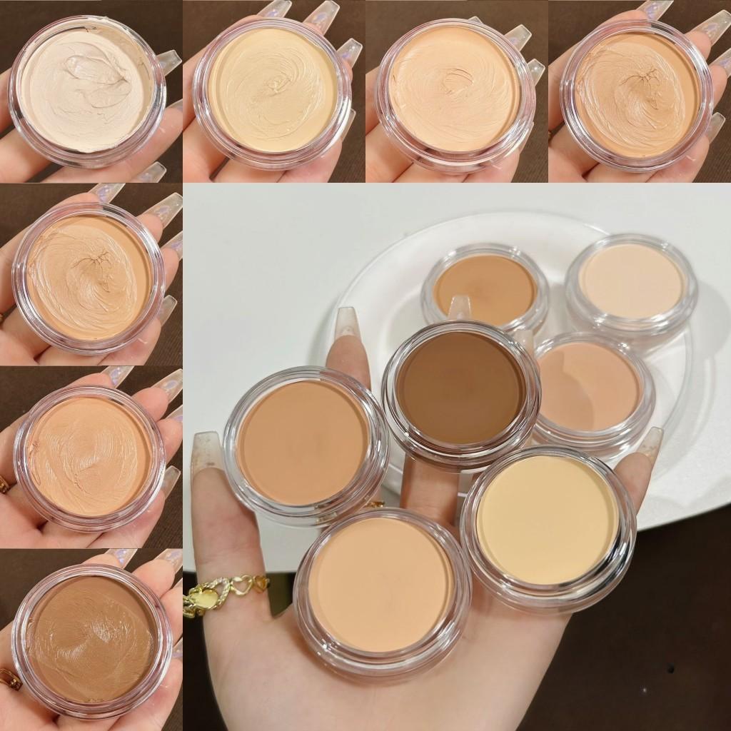 Waterproof Full-Coverage Concealer Cream, Matte Finish, Covers Blemishes, Dark Circles, Tear Lines, Long-Lasting, Super Coverage, 7 Colors Available