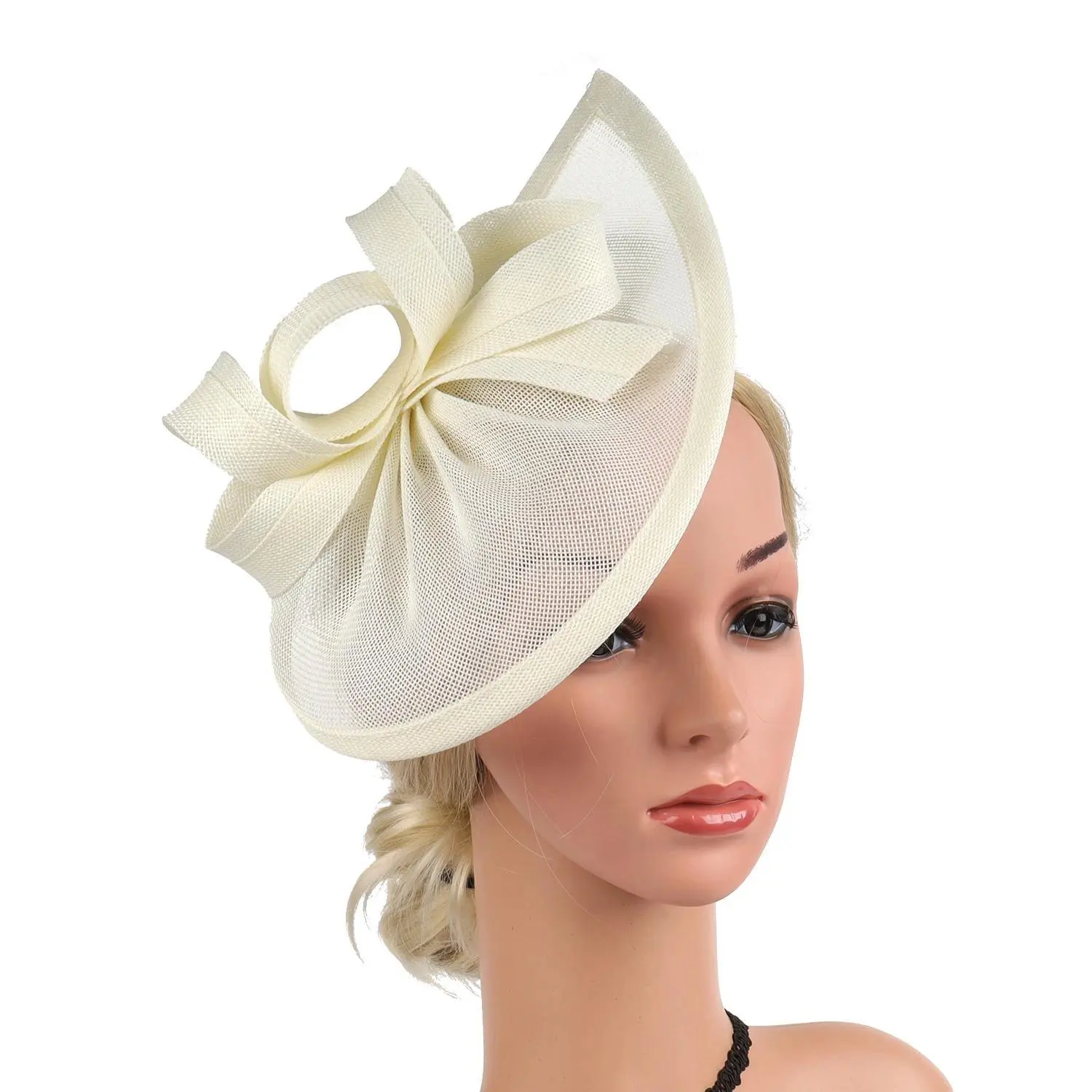New Cocktail Tea Party Fascinator Headband Vintage Kentucky Derby bowknot Fascinators for Wedding Women
