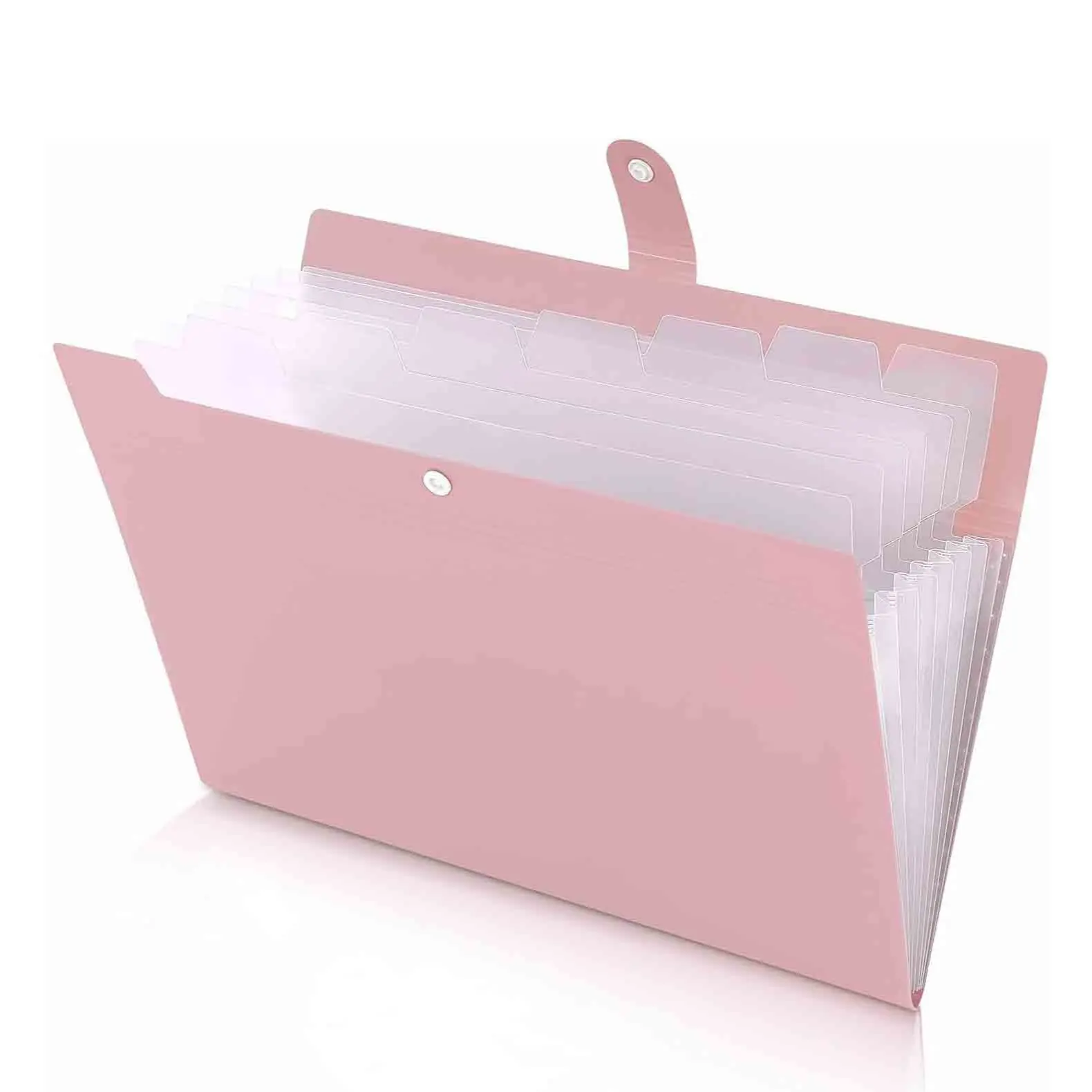 File Organizer, Documents Organizer, 12-Compartment A4 Folder, Multi Pocket Folder, Labeled Document Box, Office Filing Supplies, Ideal for Office, Home, School, Paper File Storage Solution