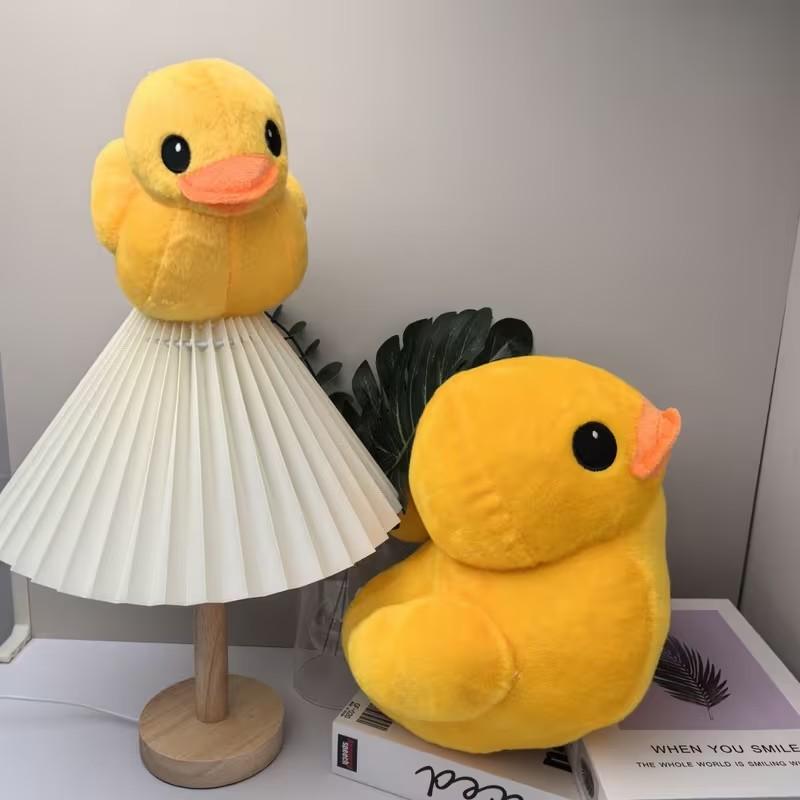 New Large Duck Plush Pillow Stuffed Animal Toy, Soft Texture, Beautiful Color, Cozy Cushion, Bedroom Living Room Sofa Decor (24cm*21cm*19)