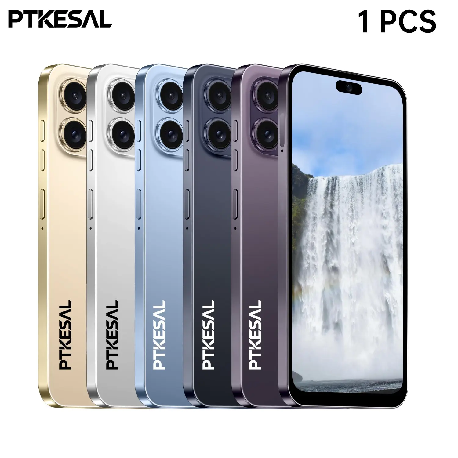 PTKESAL-16 Pro Max smartphone 4GB+64GB memory 6.56-inch Android 12 version MTK6762 processor 8-core battery 4300mAh 8+13MP pixel dual card dual standby smartphone suitable for multimedia and communication