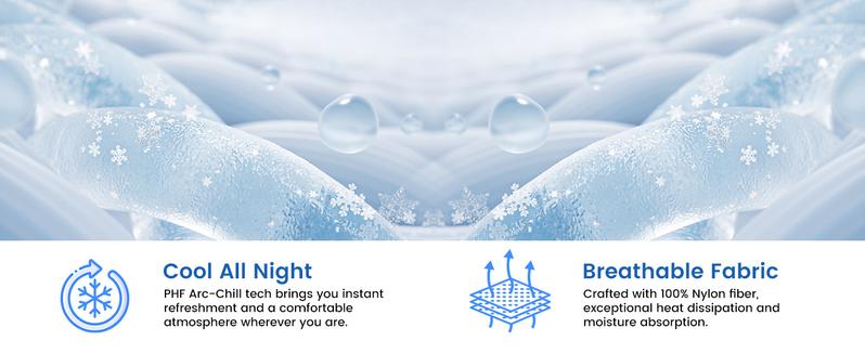 PHF Soft Cooling Blanket for Hot Sleepers and Night Sweats, Summer Cozy Breathable Blanket, Q-MAX>0.45 Absorb Body Heat & Dual-Sided Cool Design, Ideal Gift