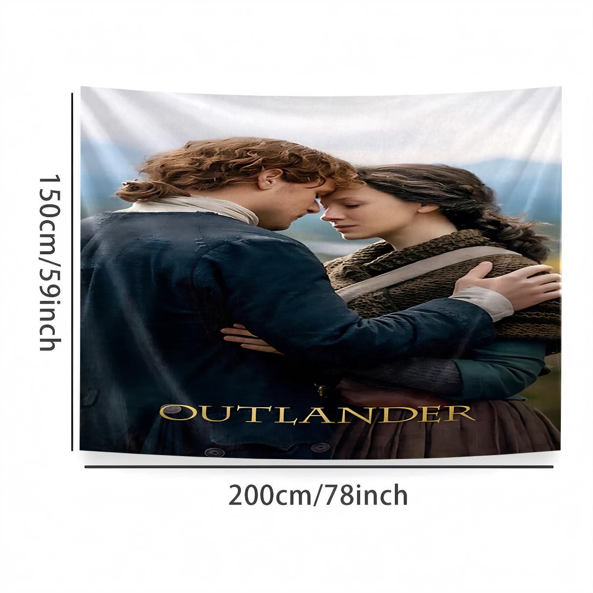 Outlander design  Tapestry, Exquisite Patterns, Soft Fabrics, Perfect for Sofa or Bed Decoration, Comfortable Home Decoration, Bohemian Home Decoration