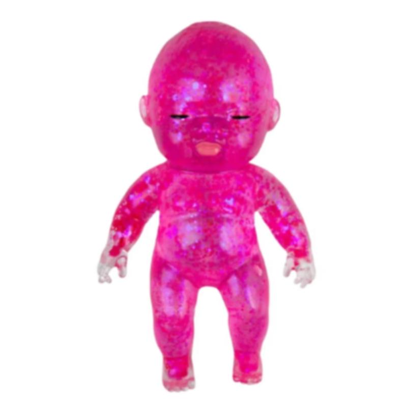Giant Baby Plush Toy, Slow Flashing Stress Relief Toy, Soft Sensory Twist Egg, Cute Stretchable Collectible Plush Ball
