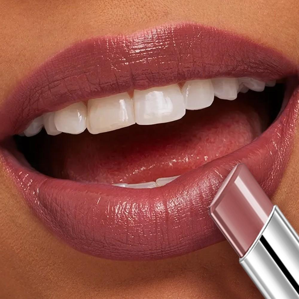 Huasurv Moisturizing Shimmer Lip Balm, Matte Finish Lipstick, Velvet Cream Texture, Smooth Application, Long-Lasting Glitter Makeup