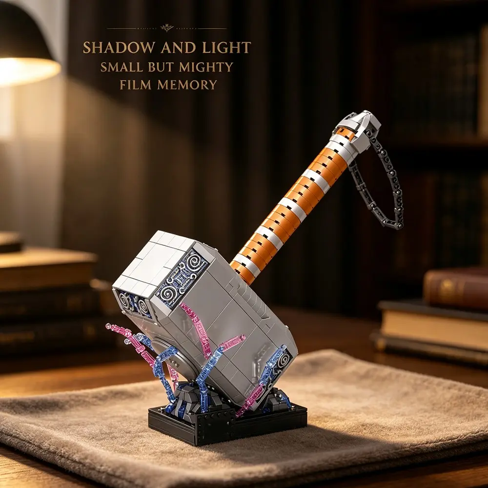 Cool Hammer Building Blocks, Movie Theme Model Collection, Halloween Role Play Props, Boy Toy, Christmas Gift, Block Kit