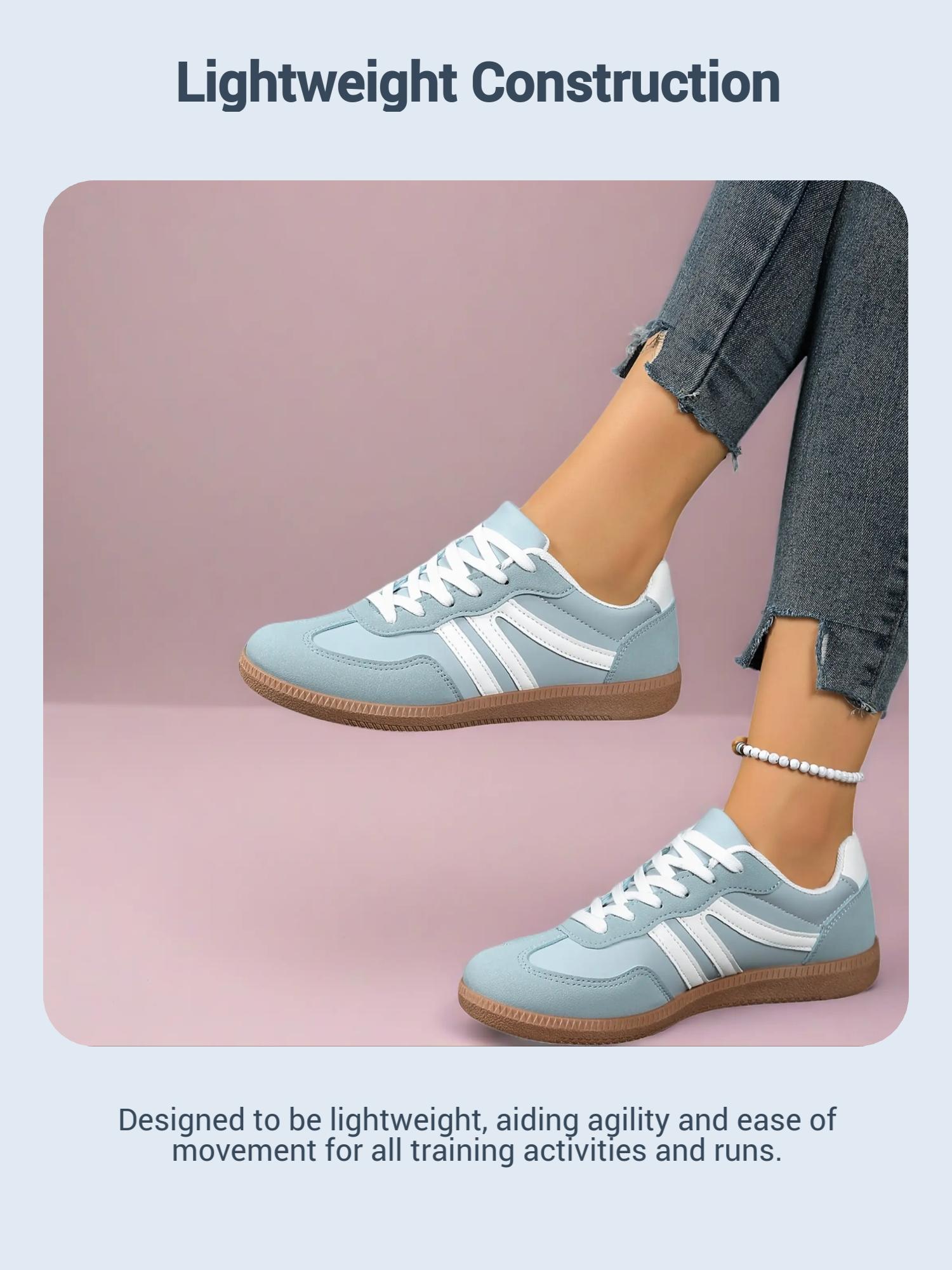 Women Classic German Training Shoes Comfortable Breathable Sneakers Athletic Sneaker Footwear for Workout and Running Lightweight Supportive Design