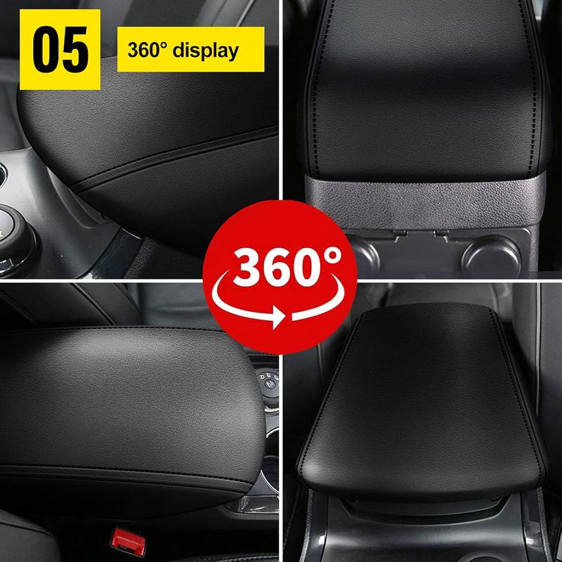 Console Armrest Cover for Ford Explorer 2011-2019 | Armrest Pad - Custom Fit & Scratch Protection Black Car Interior Accessory Car Interior Set