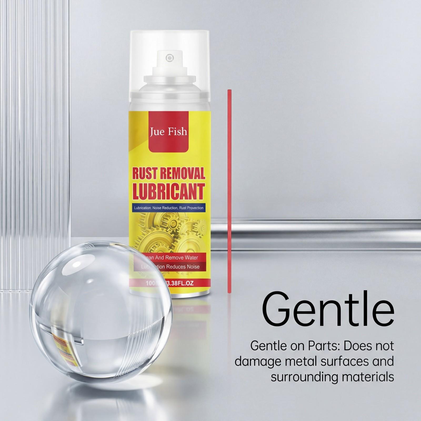 Home Rust Remover Spray (100ML), Gentle Cleaning for Machine Parts,Metal Rust Removal, Long-Lasting Lubrication, Brightening Renovation, Multi-Purpose Spray