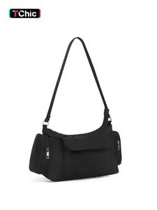 Women's Shoulder Bag, Small Fashionable & Lightweight Design, Casual Commuter Bag, Nylon Material, Multi-Pocket Structure, Ideal for Daily Use, Travel, & Work, Fashionable Crossbody Bag