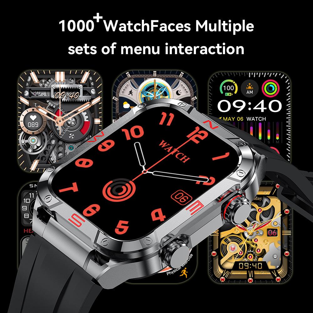 Smart watch voice control music playback heart rate motion detection waterproof band hd fitness answer call s320b