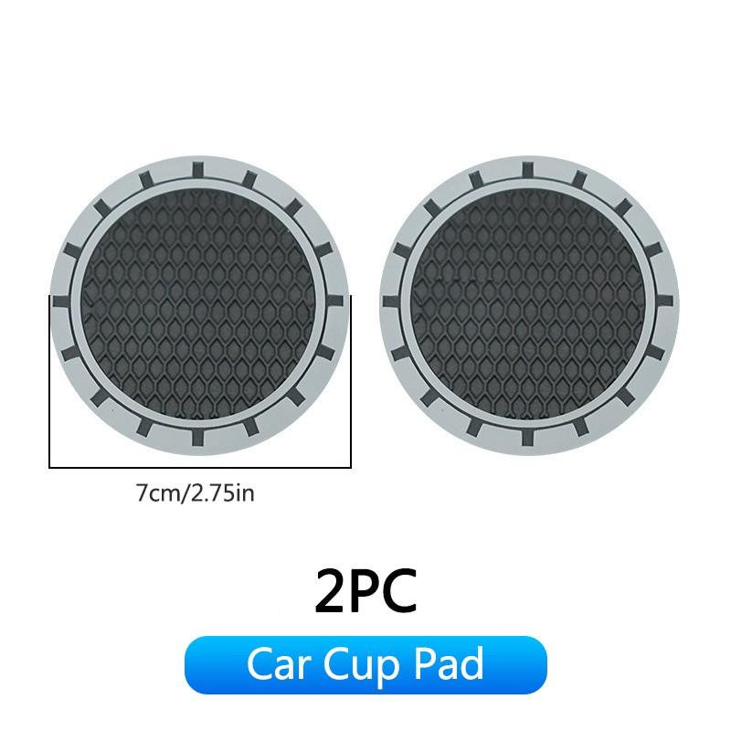 2pcs Car Coaster Water Cup Slot Non-Slip Mat, Compatible with Infiniti Models, Durable Design for Secure Placement, Essential Vehicle Accessory