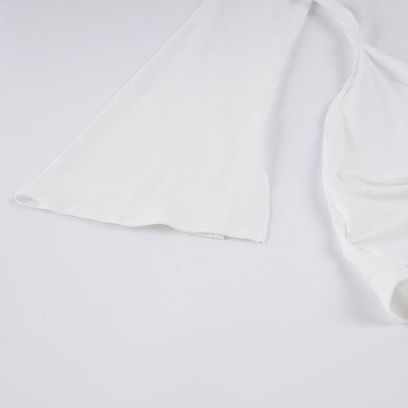 Elegant Asymmetrical Long Sleeve Maxi Dress, Tie Wedding Gown, Spring & Fall Women's Fashion, Party Wear, Chic Design, Formal Wear