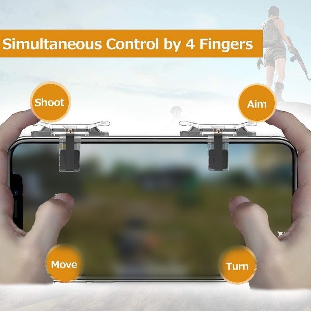 Elevate Your Mobile FPS Game! High Sensitivity Rapid-Fire Trigger for Shooters. Ergonomic Design for Precision Aim. Plug & Play in Seconds. Boost Reaction Speed & Dominate Now!