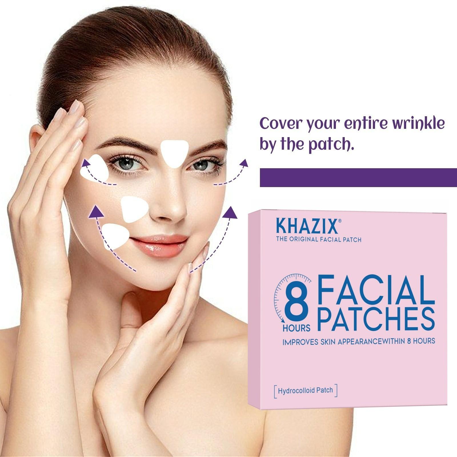 KHAZIX 90/180pcs Multi-Color Triangle Gentle Care Facial Patches,  Single Item, No Alcohol or Aerosol, Made in China