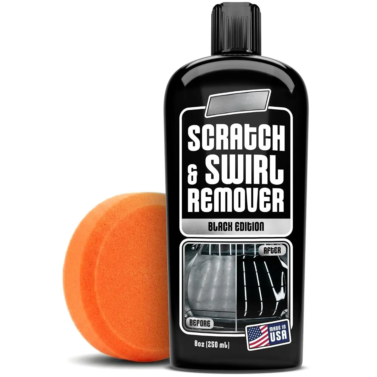 Black Scratch Remover –  Scratch Repair & Swirl Remover for  – Deep Scratch Repair Compound & Polishing Solution –   Repair Kit for Clear Coat &  Restoration – 8 oz