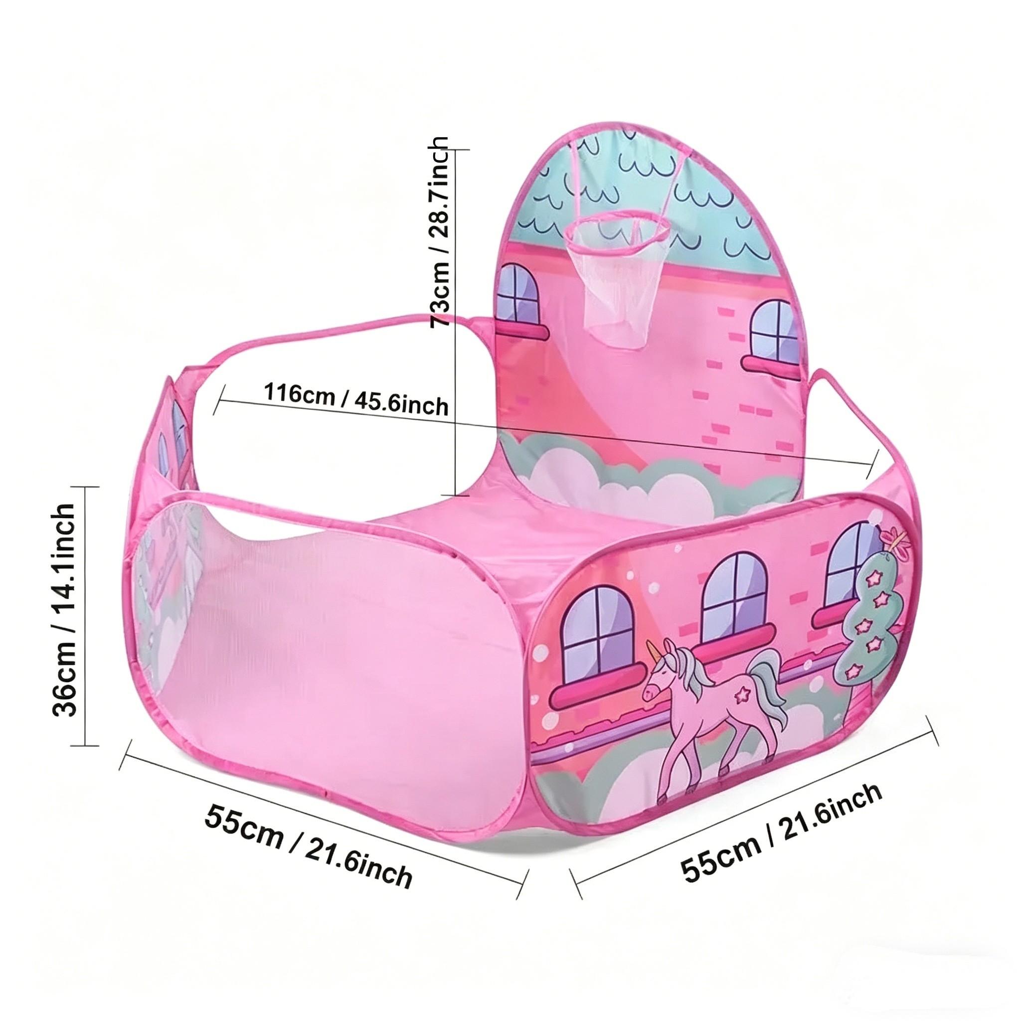 Kids Foldable Play Tent, Durable Ball Pit, Pop-Up Playpen, Ideal Birthday Christmas Halloween Thanksgiving Gift, No Accessories & Balls Not Included