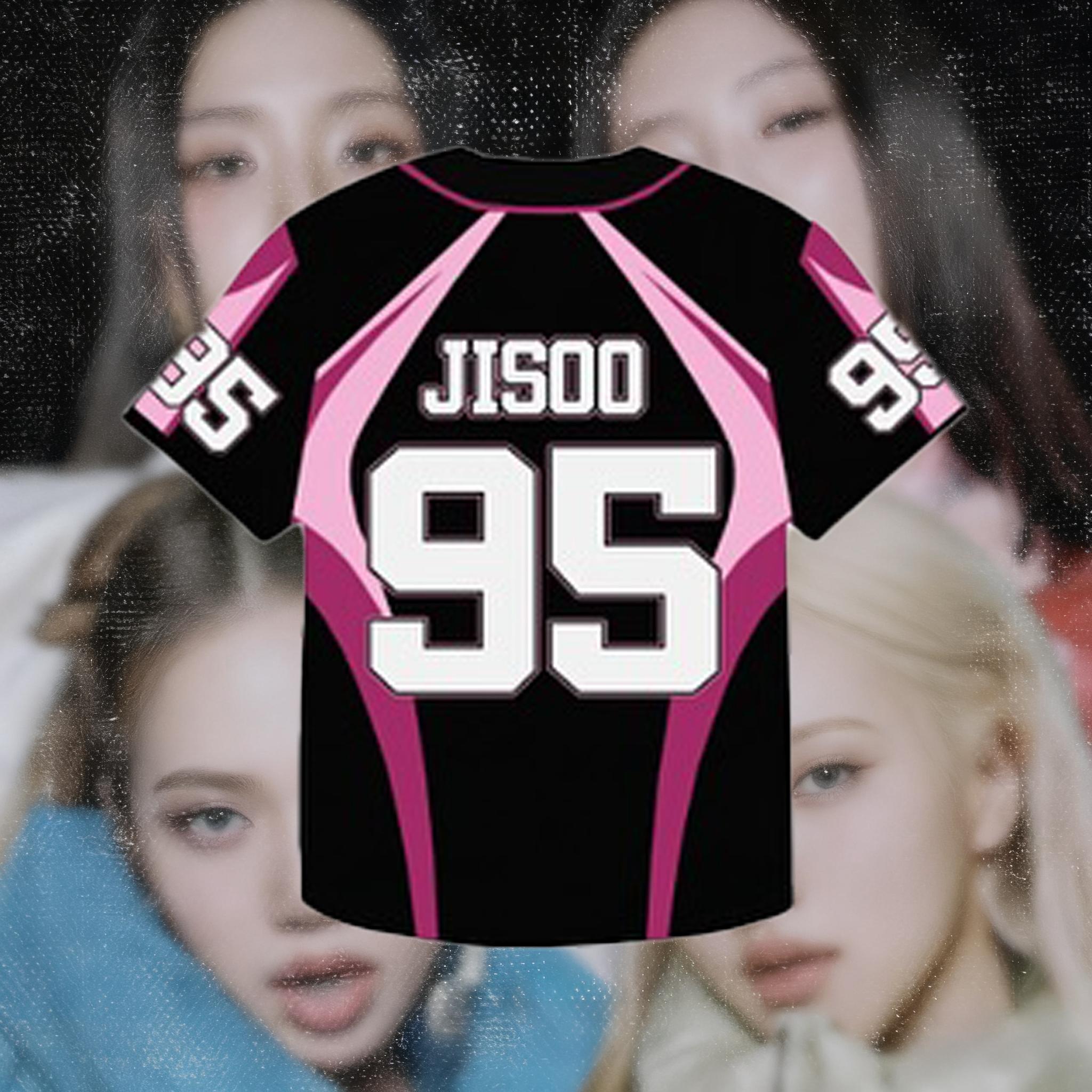 2026 New Hot Korean Girl Group JISOO/JENNIE Letter Printed T-Shirt Ins Fashion Trend Shirt Y2K Women's Oversized Comfortable Top