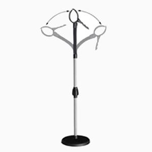 Hair Dryer Stand, 360 Degree Rotating Lazy Hair Dryer Stand Hand Free With Heavy Base, Hands-Free Blow Dryer Holder Countertop, Adjustable Height Countertop Stand