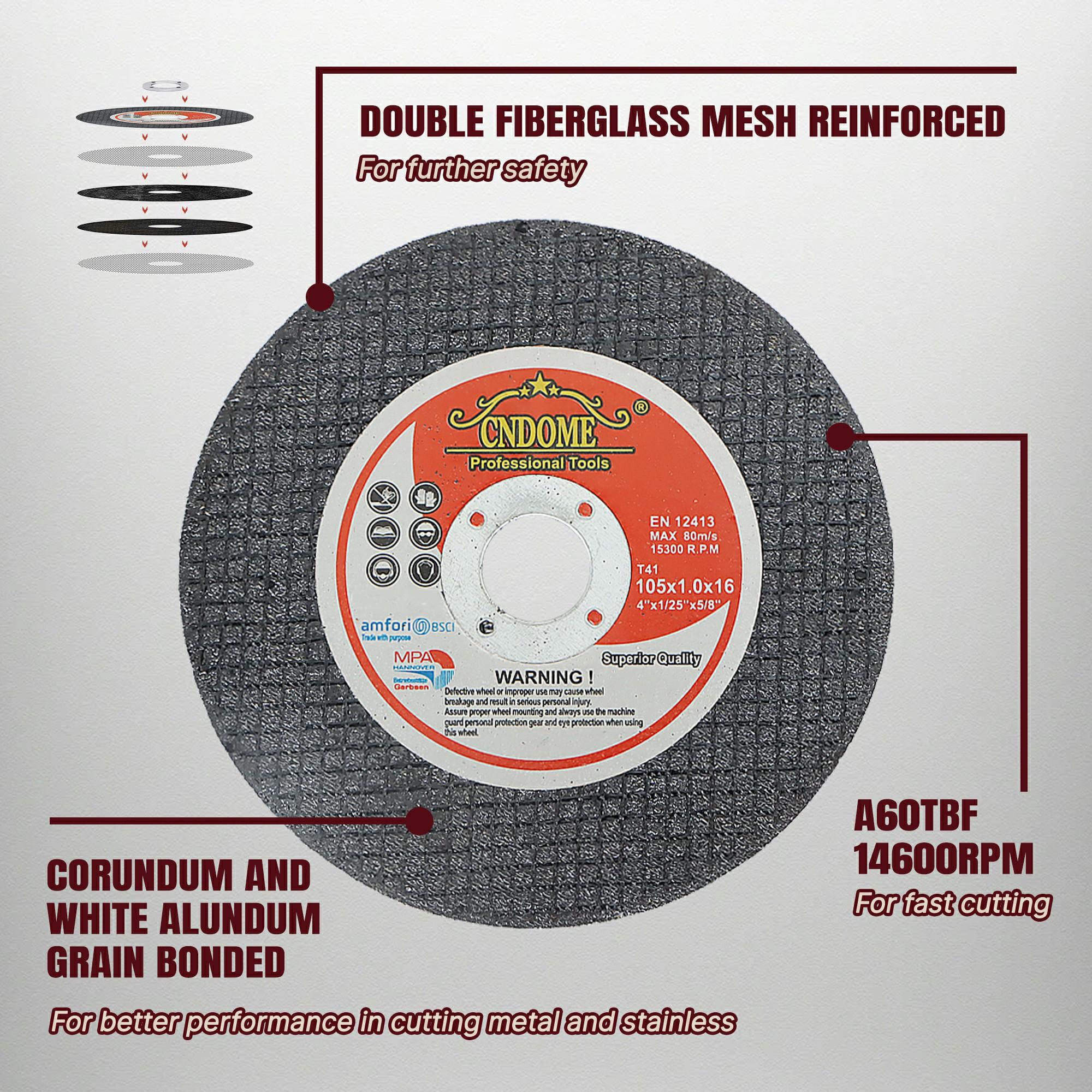 Cut off Wheel Metal Stainless Steel Cutting Disc 25/50/100Pcs  0.045" / 0.040" / 0.0625"Thickness