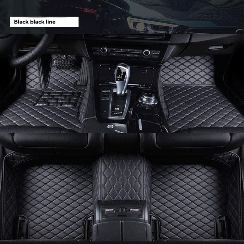 For 2010 Lincoln MKS Custom-Fit Full Coverage Car Floor Mats Easy-Clean Carpet-Style Floor Mats