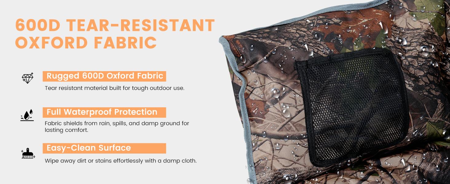 LILYPELLE Oversized Heated Moon Saucer Lounge Chair - XL Padded, 3 Heat Levels, Portable Folding for Outdoor Camping, Travel [Battery Not Included]