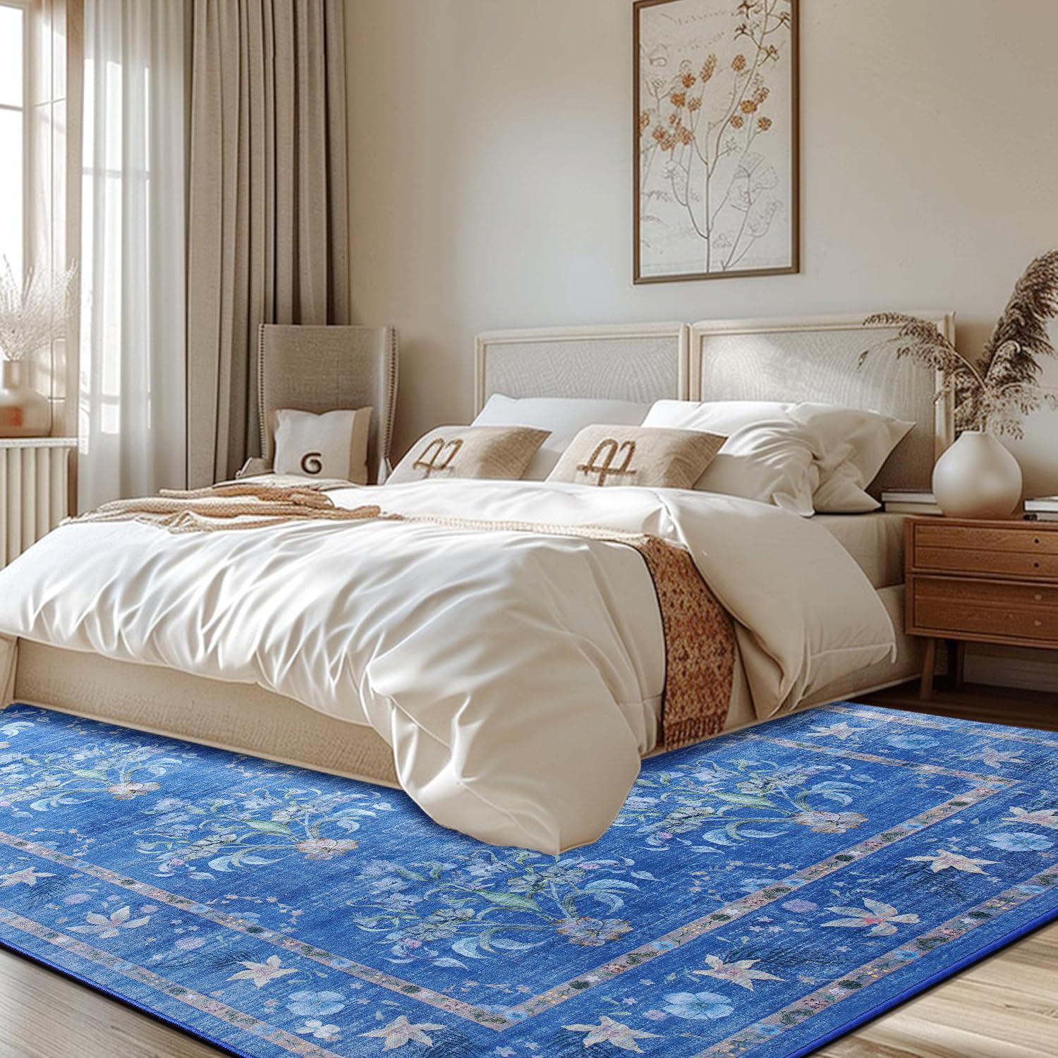 Lochas Boho Tribal Rug, Non-Slip Machine Washable Low Pile Carpet for Living Room, Soft Non-Shedding Floor Mat Lochas Boho Tribal Rug, Non-Slip Machine Washable Low Pile Carpet for Living Room, Soft Non-Shedding Floor Mat