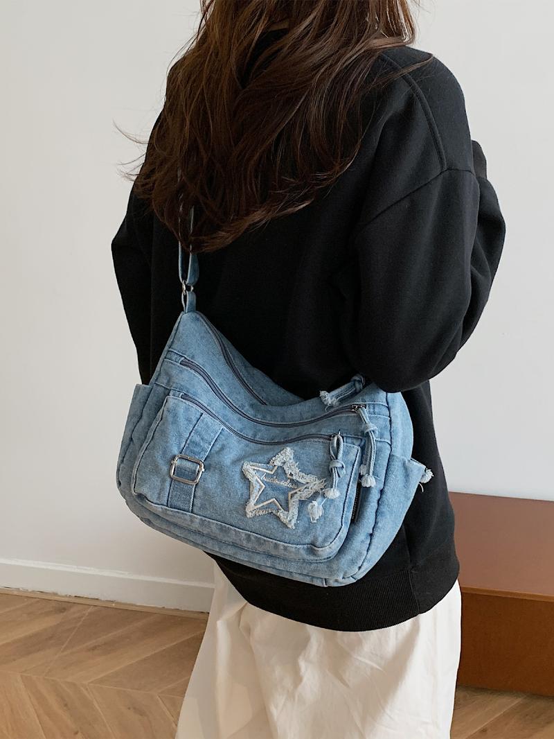 Trendy Fashion Smooth Zipper Multi-Pocket Bag, Shoulder Crossbody Backpack, Elegant Commuter Bag for Daily Use, Office Commute, Stylish Accessory