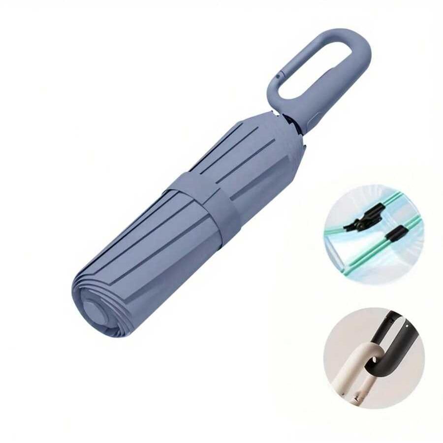 1 automatic opening and closing heavy-duty 12 bone windproof umbrella, dual windproof design - automatic button operation, all-weather waterproof and windproof, with handle, sturdy iron frame, foldable storage
