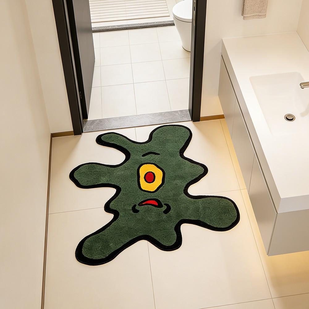 One-Eye Monster Carpet, Creative Street Art Rug, Washable and Easy to Clean, Perfect for Living Room, Bedroom, Office, Gift Idea