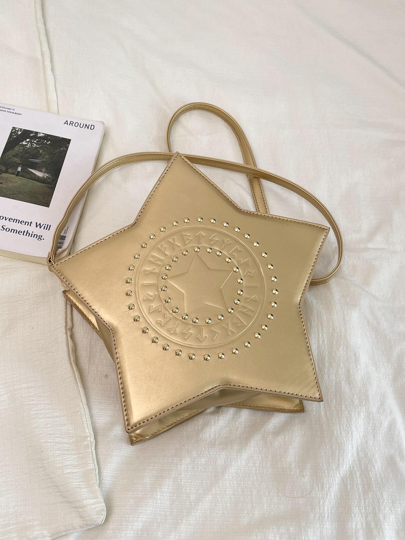 Trendy Star Crossbody Shoulder Bag, 2026 New Fashionable PU Material, Casual Style for All Seasons, Ideal for Travel and Daily Use