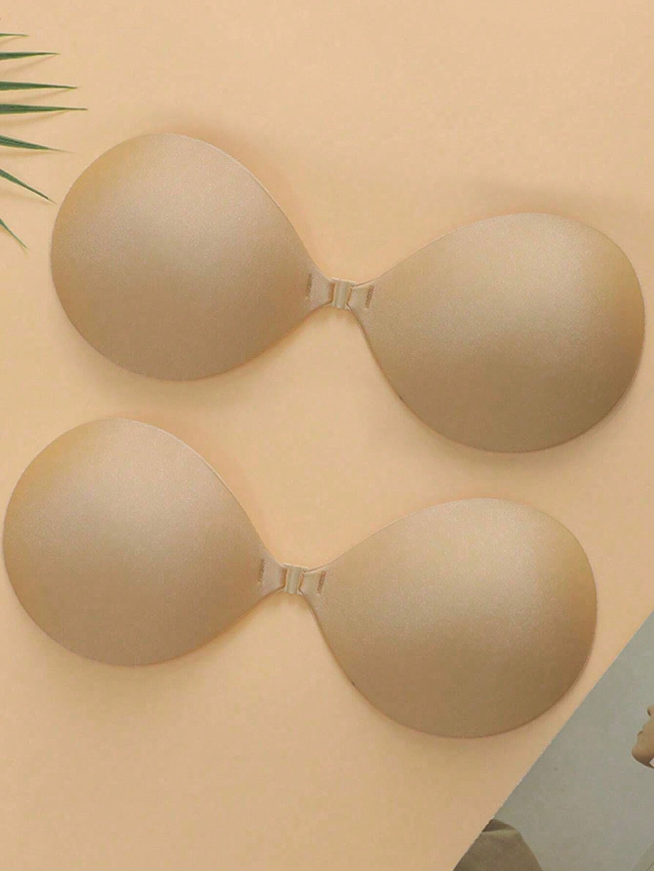 Invisible Sticky Bra with Transparent Straps, Thick Breathable Seamless  Push Up Cups for Formal Dress, Bridal and Wedding, Maximum Support for  Small Busts - TikTok Shop