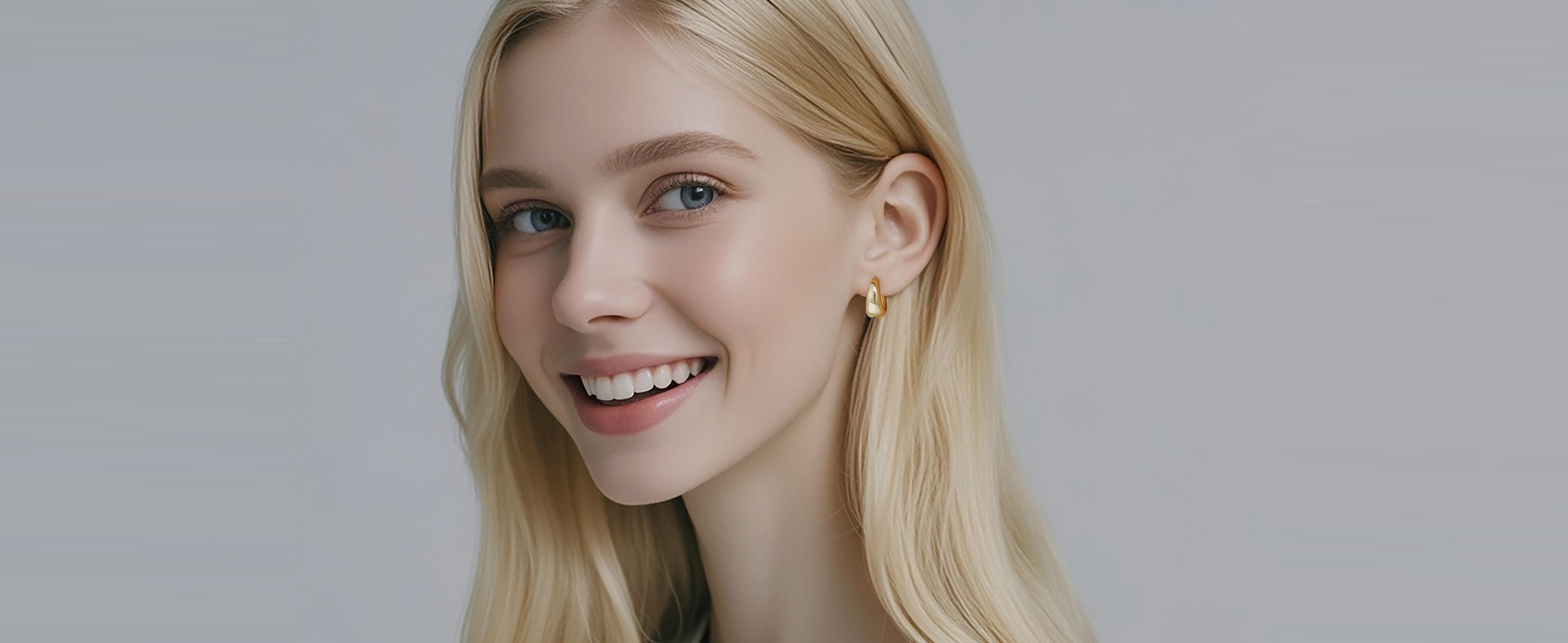 925 Sterling Silver Hypoallergenic Earrings Set, Dainty Stud Huggie Earrings Small Hoop Earrings for Multiple Piercing small hoop