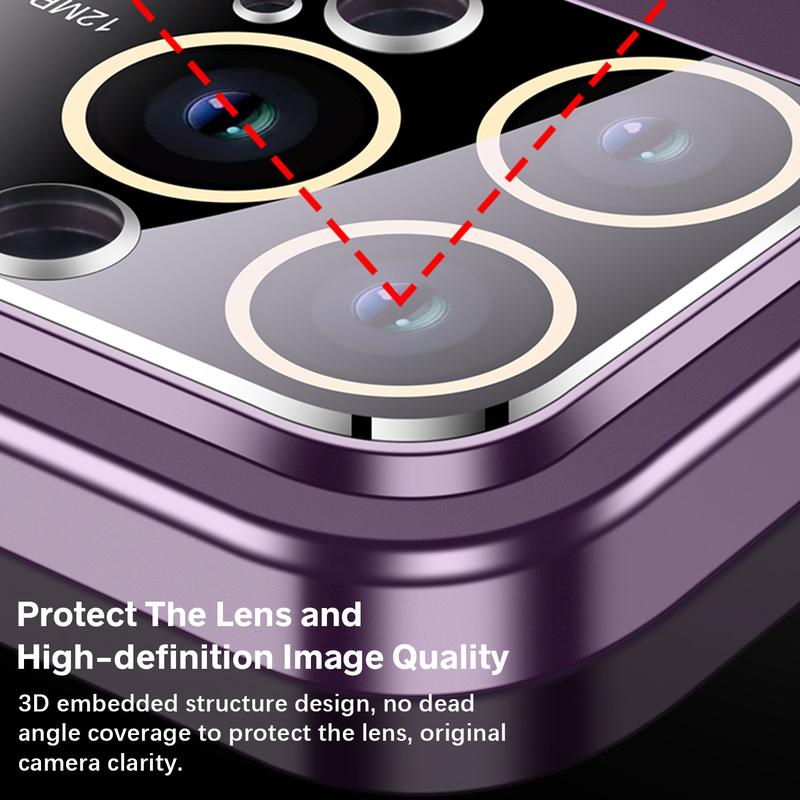 Luxury Slim Matte PC Bracket Case for iPhone 17 Pro Max 16 15 14 13 12 Magsafe Magnetic Ring Stand Case +Lens Protect Compatible with Magsafe, Window Glass Lens Camera Protector Magnetic Cover Luxury Slim Matte PC Bracket Case for iPhone 17 Pro Max 16 15 14 13 12 Magsafe Magnetic Ring Stand Case +Lens Protect Compatible with Magsafe, Window Glass Lens Camera Protector Magnetic Cover