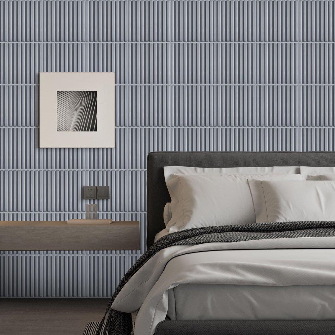 20/30pcs Geometrc Pattern Wall Panel, 3D Diamond Pattern Wall Decor with Tape, Waterproof Wall Panel for indoor Decoration