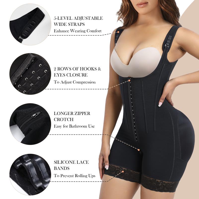 YIANNA Fajas Colombianas Moldeadoras Shapewear Tummy Control Butt Lift contouring Garment with Bones YIANNA Fajas Colombianas Moldeadoras Shapewear Tummy Control Butt Lift contouring Garment with Bones