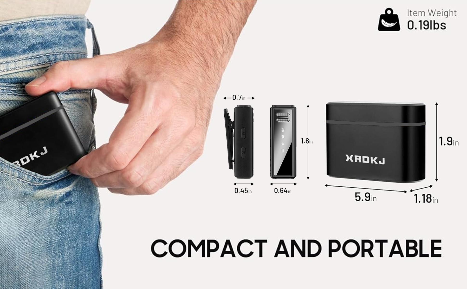 mini Wireless Lavalier Microphone for iPhone iPad Android PC, with Charging Case 7H Clip on Lapel Microphone Wireless for Video Recording Vlogging, YouTube, Interview mini Wireless Lavalier Microphone for iPhone iPad Android PC, with Charging Case 7H Clip on Lapel Microphone Wireless for Video Recording Vlogging, YouTube, Interview