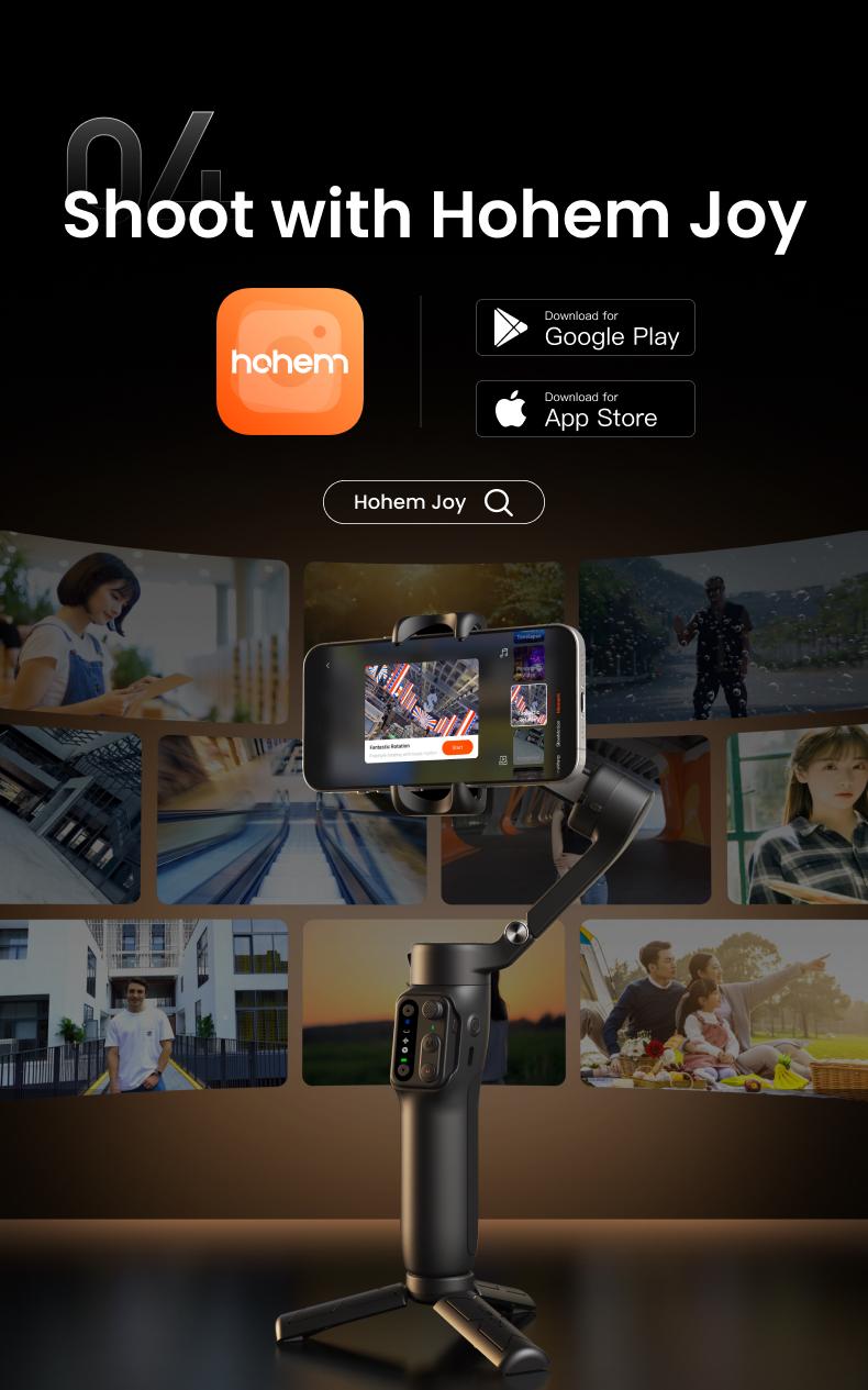 hohem iSteady X3 SE Gimbal Stabilizer for iPhone, Smartphone Foldable Gimbal with Detachable Remote Control, Portable Foldable 3-Axis Phone Gimbal for Android & iPhone17 series, Ideal for Travel Vlogging hohem iSteady X3 SE Gimbal Stabilizer for iPhone, Smartphone Foldable Gimbal with Detachable Remote Control, Portable Foldable 3-Axis Phone Gimbal for Android & iPhone17 series, Ideal for Travel Vlogging