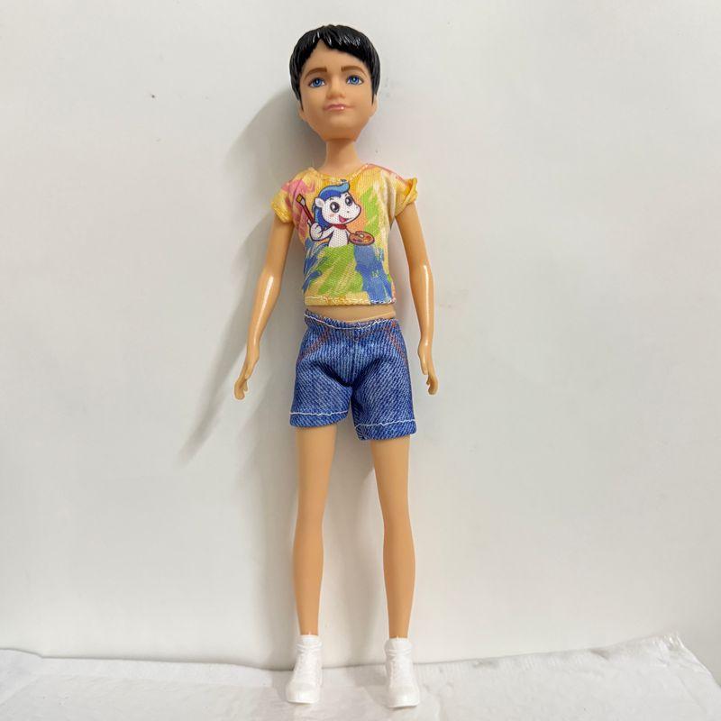 7-Inch Teenager Doll Couple Stuffed Toy, Unisex Figure, Perfect Gift for Teens, Durable Design, Ideal for Collectors