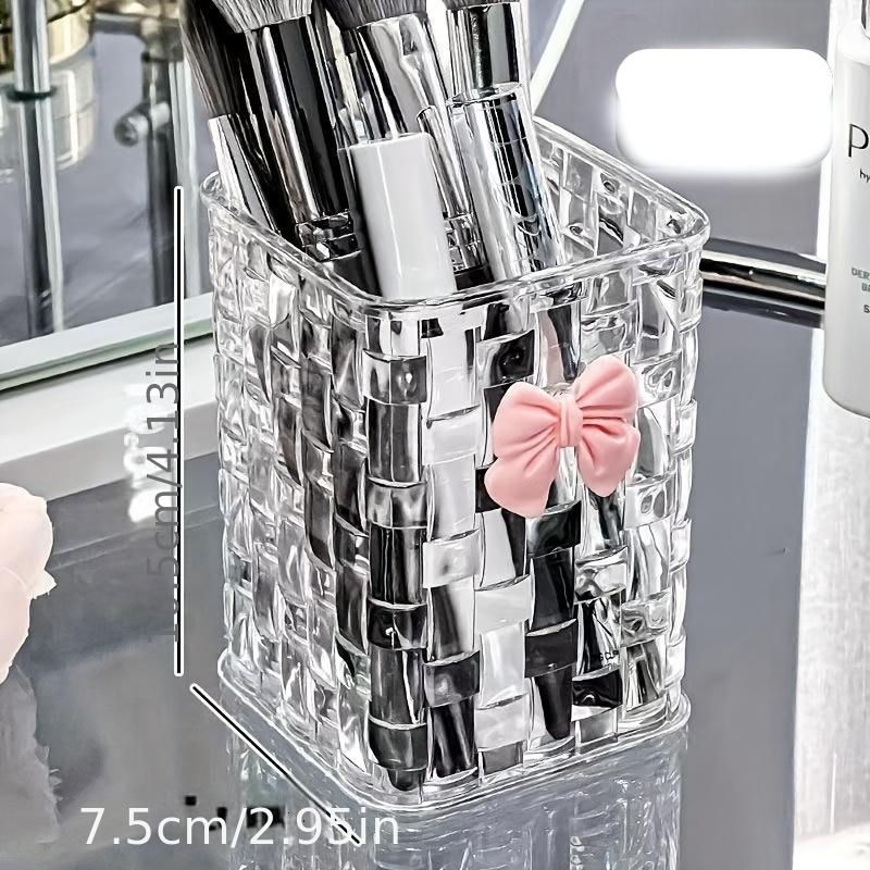 Large Capacity Transparent Acrylic Cosmetics Organizer Storage Box, Multi-Functional Desktop Organizer with Drawers, Ideal for Makeup Brushes, Lipsticks, Stationery, Beauty Organizer Box, Cosmetic Organiser