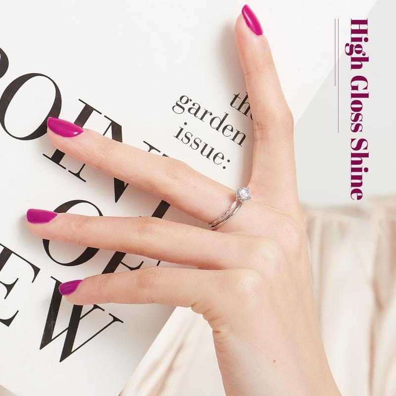 JODSONE 35 PCS Gel Nail Polish Starter Kit UV Light and Dark Series Gel Nail Set No Wipe Base Matte and Glossy Top Coat All Kinds of Manicure Tools