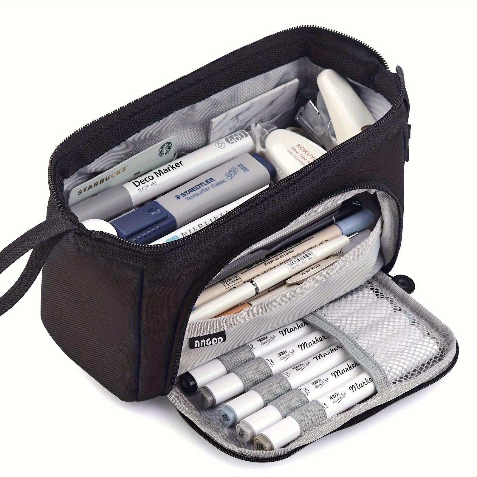 Large Capacity Pencil Case, Sturdy Design Suitable for Girls & Adults, Ideal for Stationery Storage, School Supplies, Office Essentials